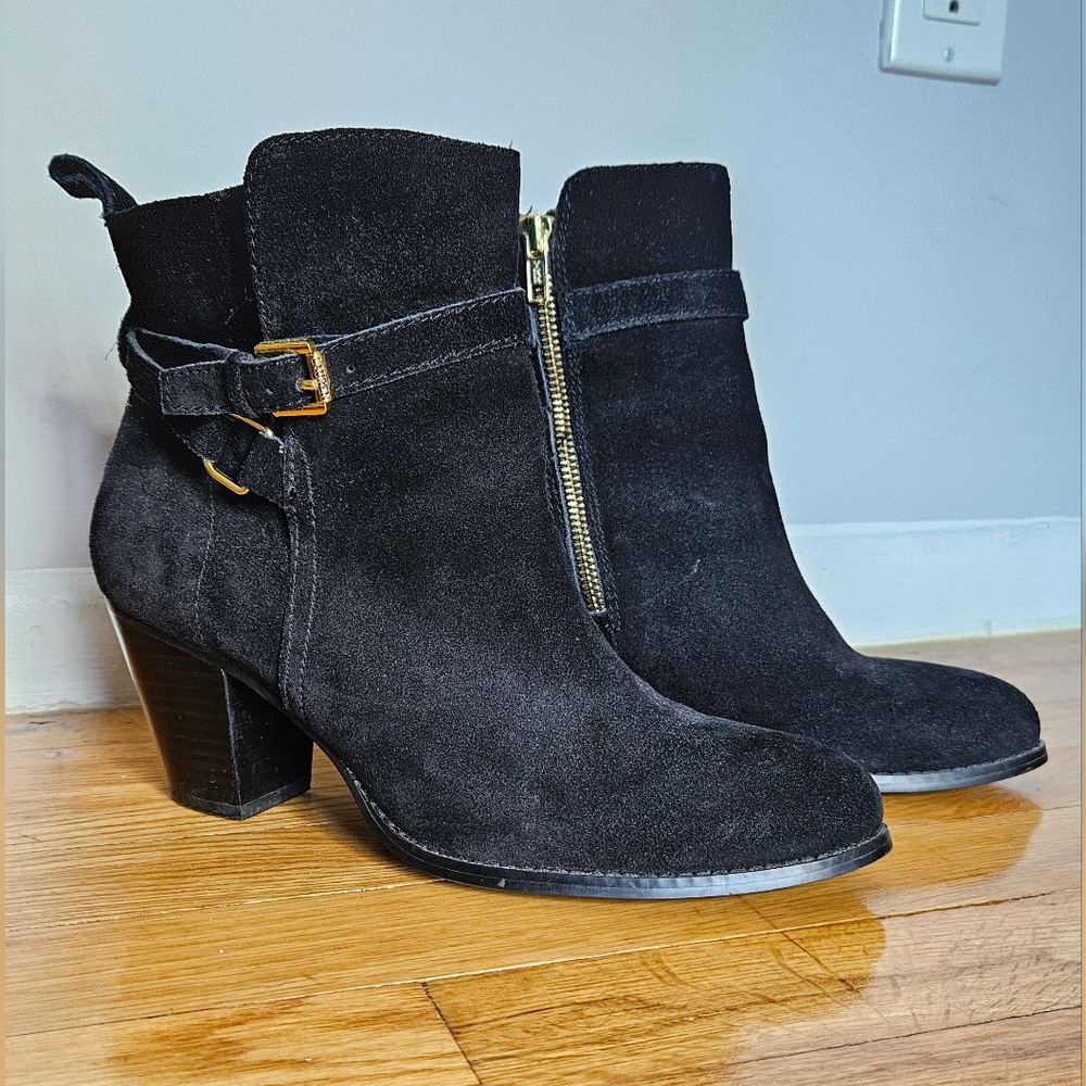 Ralph Lauren Maricia Ankle Boot, Black, sz 9.5